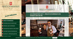 Desktop Screenshot of fieges-stammhaus.de