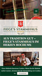 Mobile Screenshot of fieges-stammhaus.de